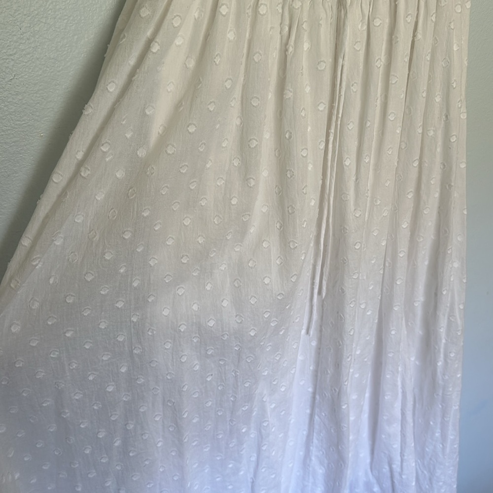 Cotton Ruffled, A Line Flowy Long dress - Picture 4 of 4
